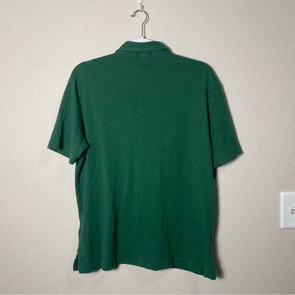 Polo Ralph Lauren Classic Polo Shirt Green Short Sleeve Men's Size Large - Picture 7 of 12